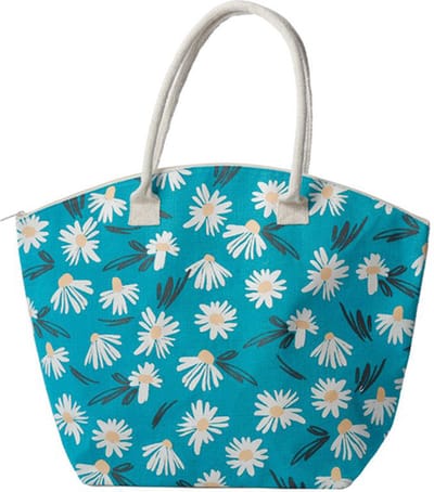 Strandtas/Boodschappentas/Douchetas Margriet Pick of the Bunch - Jute - 41<62cm+Handvat>x54x16cm