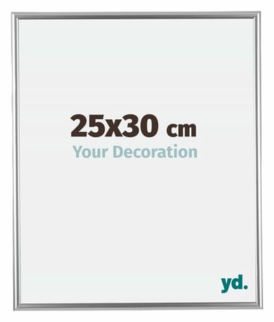 Your Decoration - Fotolijst 25x30 cm - Kunststof - Zilver - Bordeaux
