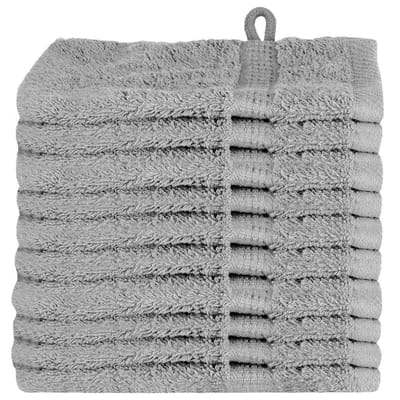 vidaXL - Gastendoek - SOLUND - 10 - st - Grijs - 15 - x - 21 - cm - 550 - gsm