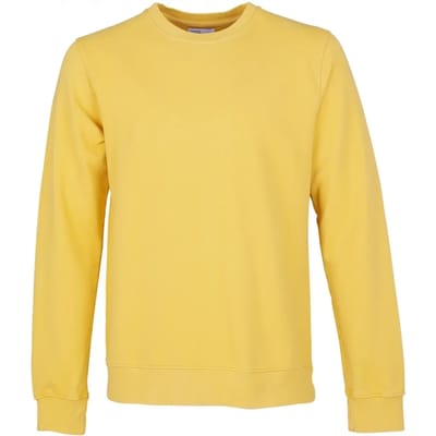 Sweatshirt ronde hals Colorful Standard Classic Organic lemon yellow