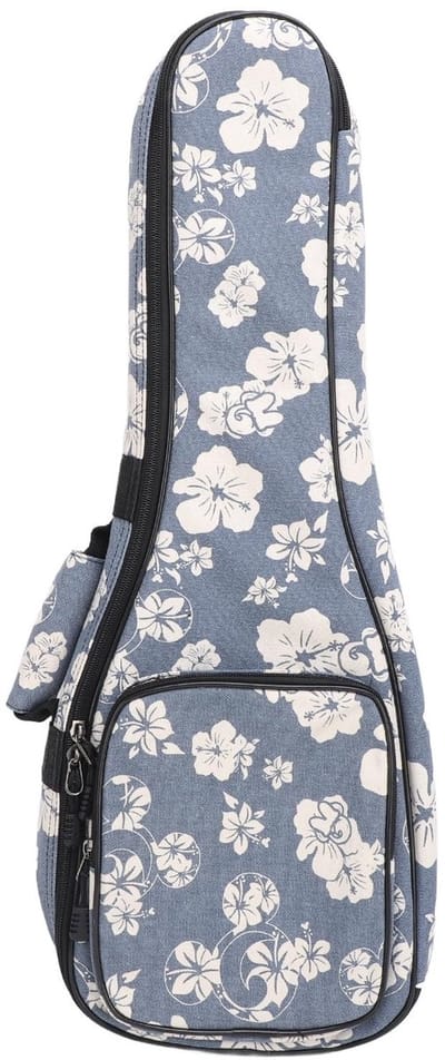 Dailygoods- Ukelele Koffertas Grote Capaciteit - Rugzak - Verstelbare Schouderbanden - Nylon - Schuimvulling 10 mm - Duurzaam Ontwerp