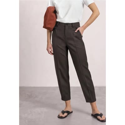 High Waist Barrel Leg Hose im Casual Fit