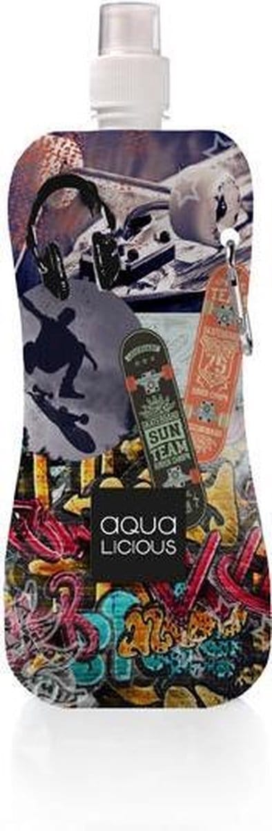 Aqua Licious - Skate - waterzak - 450 ml Festival