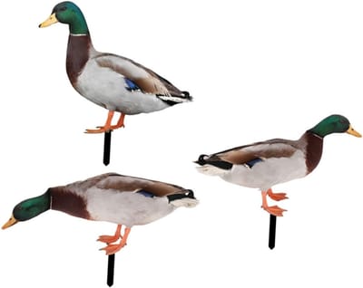 Tuin Decoratie Set - Buiten Ornamenten - Tuin Aankleding - Weerbestendig Acryl - 22cm Hoog - Gekleurd