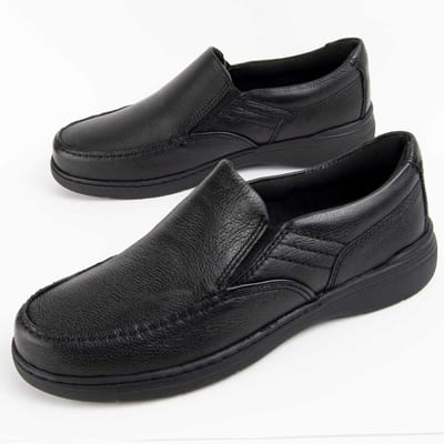 Purapiel Mocassin Confore12 Zwart
