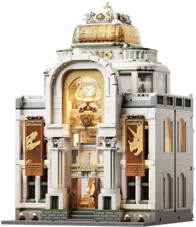 Pantasy, 3D Bouwblokjes, Modular Building, Dinosaur Museum, 85047, 25,6x26,4x38,8cm