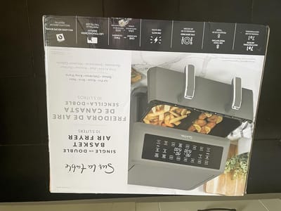 Digitale Airfryer met Dubbele Mand - 10.4 Liter - Antiaanbaklaag