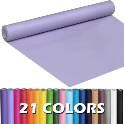 Kraftpapier Rol - Verpakking Decoratie - Cadeau Inpakken - 80 g/m² Dikte - 445 cm Breed - Lichtpaars