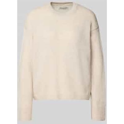 Loose fit gebreide pullover van scheerwolmix