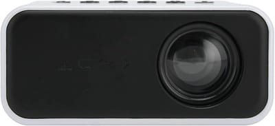 Draagbare Mini Projector - Pocket Beamer Home Cinema - Films Kijken Buiten - Ingebouwde Speaker - Tot 60 Inch - Wit