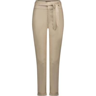 Ibana Paxton Almond White Size: 34 | Leather Pants Outlet | Dames | Beige