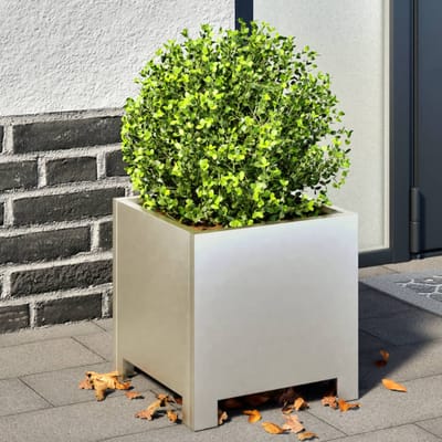 vidaXL - Plantenbak - 30x30x30 - cm - roestvrij - staal