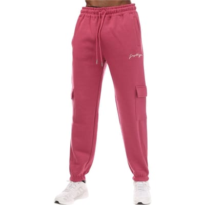 Hype Heren Solid Cargo Joggingbroek (Roze)