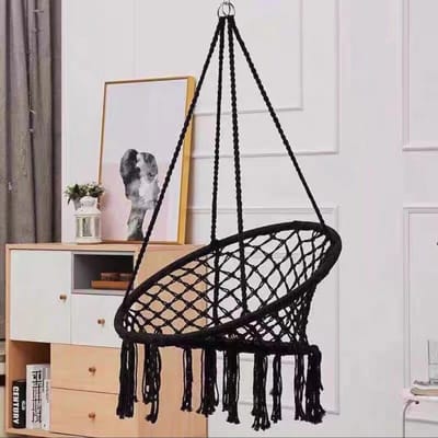 B&B Hangstoel Hangmat Kwastjes Katoenen Touw Weefsel Hangmand Schommel Silla Columpio Para Jardin Hamaklar Home Campingbed