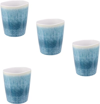 Excellent Houseware - beker - duurzame drinkbeker - per 4 stuks - serviesset