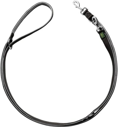 Verstelbare Hondenriem Neopreen 2.5 cm Breed Zwart Grijs
