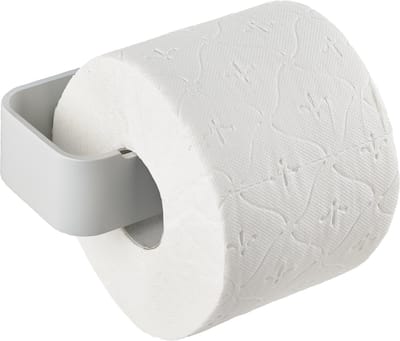 Zone Denmark Ume Toiletrolhouder - WC Rolhouder - WC Papier Houder - Wandmontage - Toilet & Badkamer Accessoires - 16,4 x 7,6 x 4 - Soft Grey (grijs)
