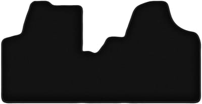 BASIC zwarte velours matten voor: Citroen Jumpy II bestelbus (2007-2016)