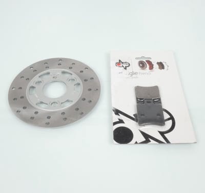 voorremschijfkit één voor piaggio 50 zip fast rider scooter 1993 tot 1994