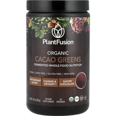 PlantFusion, Biologische Cacao Greens, 8.9 oz (255 gr)