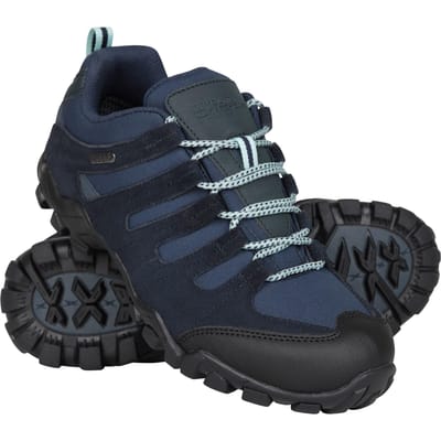 Mountain Warehouse Dames/Dames Belfour Suede Waterdichte Wandelschoenen (Donkerblauw)