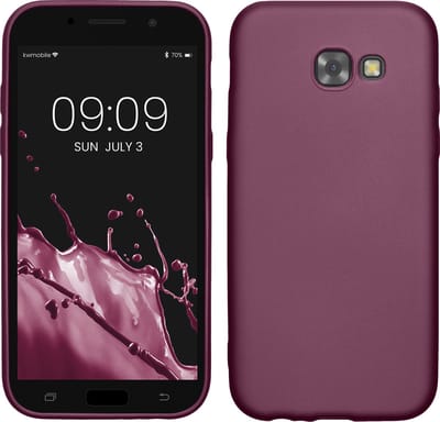 kwmobile telefoonhoesje geschikt voor Samsung Galaxy A5 (2017) - Hoesje voor smartphone - Back cover in metallic lila