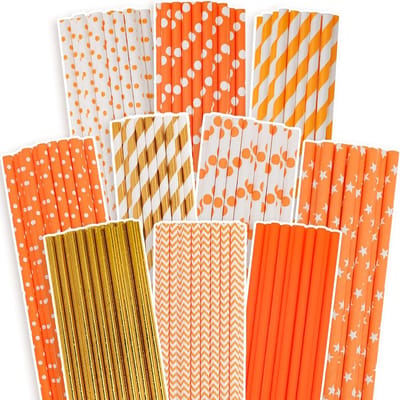 Gcardist wegwerprietjes, goud, oranje, verpakking met 150 wegwerprietjes (10 patronen)