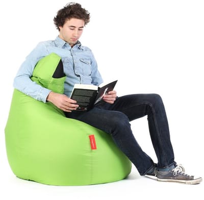 Sit on it Zitzak Dropseat Limoen groen - 100 x 70 x 80 cm