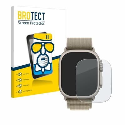 BROTECT - Screenprotector voor Apple Watch Ultra 2 (49 mm) - Folie Beschermfolie Beschermglas matte