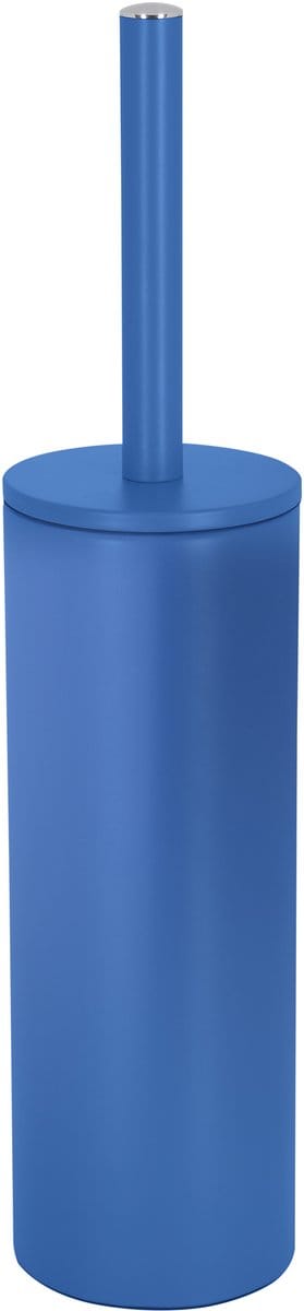 spirella WC Borstel met Houder - AKIRA - Toiletborstel Vrijstaand - Staal - Blauw