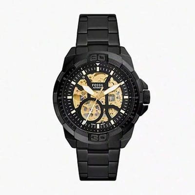 Montre Automatique Homme Fossil Bronson, Modèle ME3217 noir