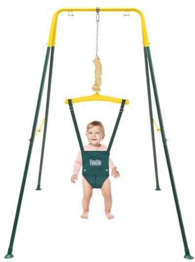 Deurspringer met Babyhouder van 6-24 maanden - Schommeltrainingsset voor Binnen en Buiten