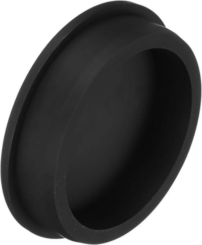 Siliconen stop - T-vorm dop - Afsluiten van gaten - Hoge temperatuur bestendig - 75 mm - Zwart