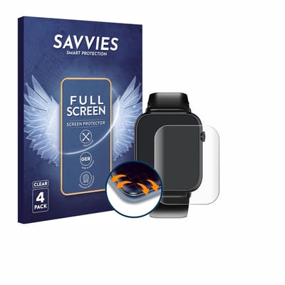 Savvies - Screenprotector voor Oukitel V3 1.83" - Folie Beschermfolie transparant volledig dekking 4 Stuks
