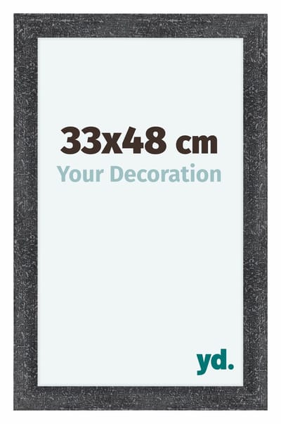 Your Decoration - Fotolijst 33x48 cm - MDF - Grijs Geveegd - Como