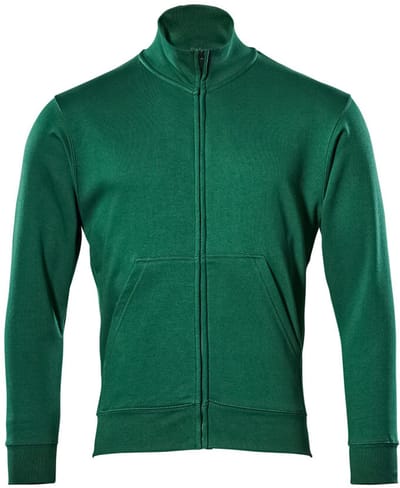 Mascot Crossover Sweatshirt met rits 51591-970 - Groen - 3XL