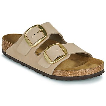 Dames muiltjes Birkenstock Arizona Big Buckle Nubuck Leather