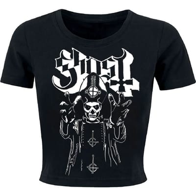Ghost T-shirt - Pope's Wrath - S tot XXL - voor Vrouwen - zwart