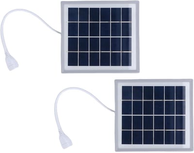 Zonnepaneel Oplader - Draagbare Energie - Onderweg Opladen - Met Standaard - 5W Vermogen - Zwart