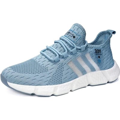 Heren Hardloopschoenen Ademend Mesh Sportschoenen Dames Merk Sneakers Lichtgewicht Casual Tennisschoenen Luxe Heren Tenis Masculino 43 gray