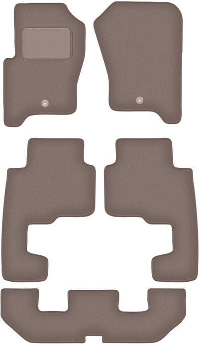 Wielganizator WLG-CARLUX - Beeldige Auto Vloermatten - Bezoegen - Land Rover Discovery III SUV 7os - 2004-2009