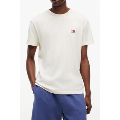 Tommy Hilfiger Regular Badge Tee Ex Calico Größe: M | Basic T-Shirts Outlet | Herren