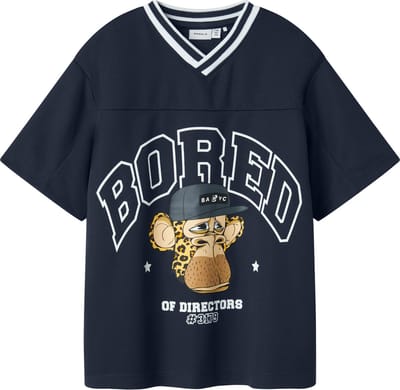 NAME IT - NKMFRODY BOD NREG SS POLY TOP SKY - Jongens - T-shirts