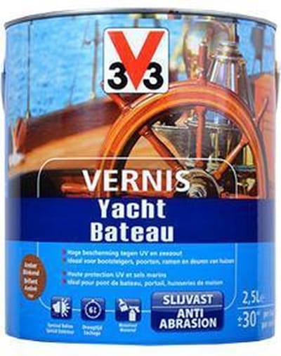 V33 Vernis Yacht Amber Hoogglans 2,5l