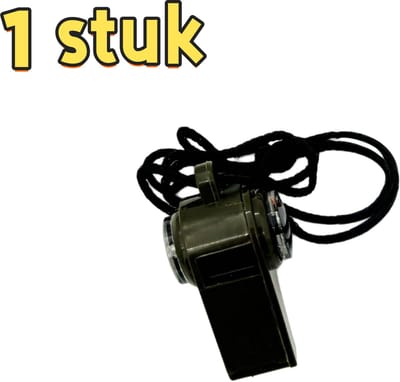1 stuk - Buitenfluitje - Kunststof - Multifunctioneel - 3-in-1 - Reddingsfluitje - Draagbaar en compact hulpmiddel voor avontuur, jagen, varen en huisdieren - 6*3*6 cm - Legergroen