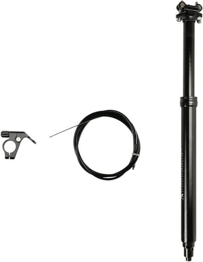 Verstelbare Zadelpen - Fiets Zadelpen - Comfortabel Fietsen - Hydraulisch Veersysteem - 31.6mm Diameter - Zwart