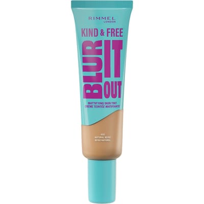 Rimmel London Kind & Free BLUR IT OUT Mattifying Skin Tint 30ml (Various Shades) - 400 Natural Beige