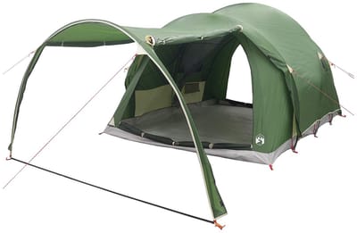 vidaXL - Tunneltent - 370 - x - 275 - x - 210 - cm - Groen - Polyester - en - Staal