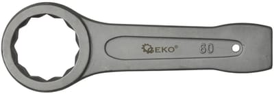 GEKO Ringmoersleutel - 60mm - Sterk & Solide - Voor Zwaar Werk - Chroom-Vanadium Staal