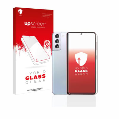 upscreen - Screenprotector voor Samsung Galaxy S21 5G (Voor+Camera) - Folie Beschermfolie Beschermglas transparant